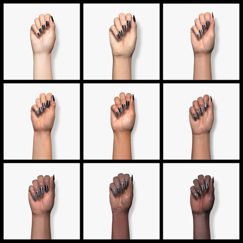 Sally Hansen Insta-dri Esmalte Negro Con Brillos 0.31oz