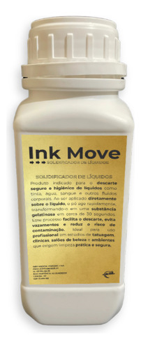 Pó Solidificador Ink Move 500g P/ Tinta De Tatuagem Tattoo