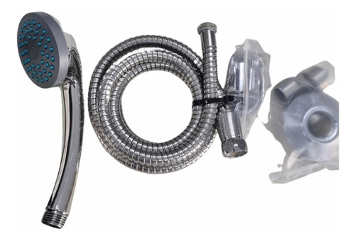 Llave Tina Ducha Monomando Cromada Kit Completo