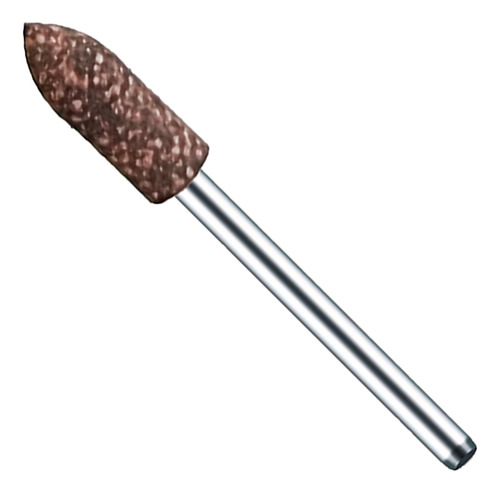 Kit 3 Ponta 6mm Cônica Borracha Abrasivos Haste 3mm Retífica
