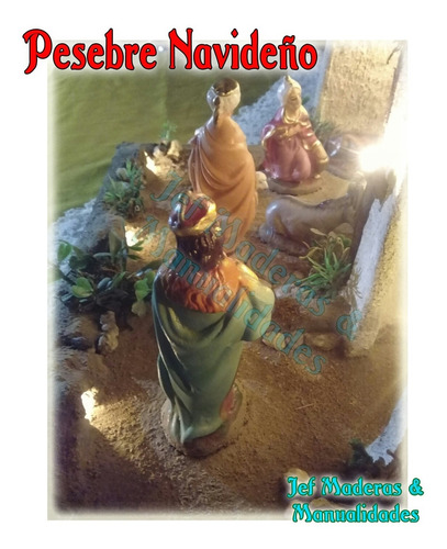 Imagen 7 de 7 de Pesebre O Nacimiento Navideño Iluminado