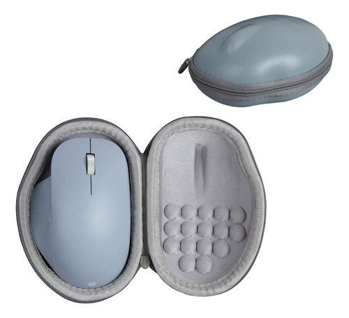 Funda Dura Viaje Para Microsoft Surface Precision Mouse Azul