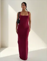Comprar Vestido Largo De Mujer Espalda Descubierta Escote Sexy