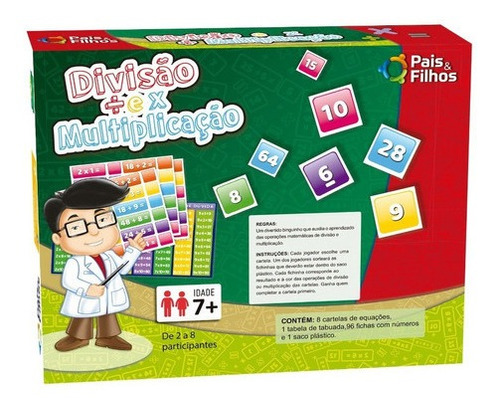 Imagem 8 de 8 de Brinquedo Jogo Escolar Ensina Divisão E Multiplicação Educaç