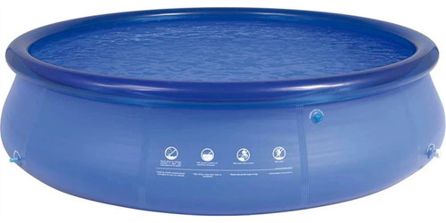 Piscina Redonda Inflável 6700 L Com Bomba 110v, Capa E Forro