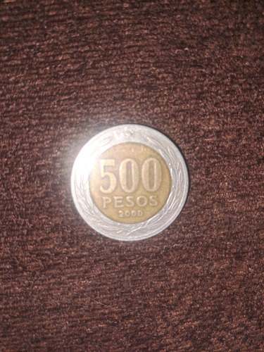 Moneda De $500 Año 2000