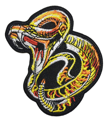 Chaleco Motociclista Diseño Serpiente Cobra Papapatch Color