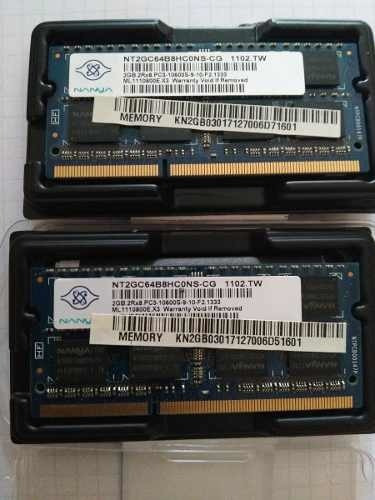 Memória RAM  4GB 2 Nanya NT2GC64B8HC0NS-CG