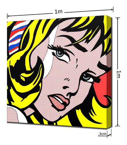 Cuadro Moderno Lienzo Canvas Pop-art 1x1m