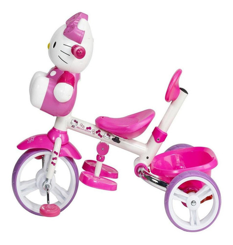 Imagen 6 de 11 de Triciclo Prinsel Candy Hello Kitty rosa