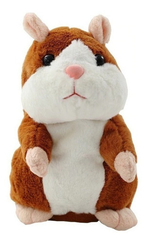 Pelúcia Hamster mimicry pet toys Woody  marrom-claro