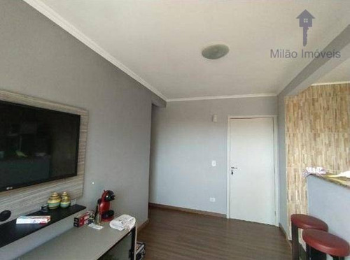 Apartamento Com 2 Dormitórios À Venda, 47 M² Por R$ 152.000 - Parque Sicília - Campolim - Votorantim/sp - Ap1419