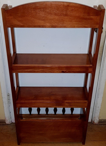 Imagen 9 de 10 de Librero Revistero Estilo Estantería Con 4 Repisas De Raulí