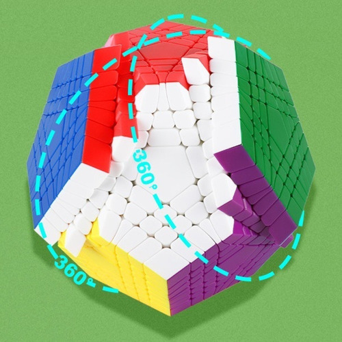 S Cubo Mágico Megaminx 7x7 Shengshou Stickerless