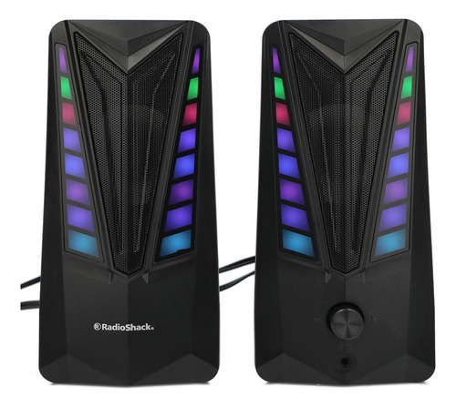 Bocinas Gamer Multimedia 2.0 Radioshack Color Negro