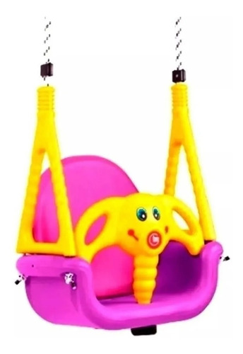 Imagen 1 de 3 de Hamaca Infantil Niños Bebe Elefantito Rodacross Glaube Srj