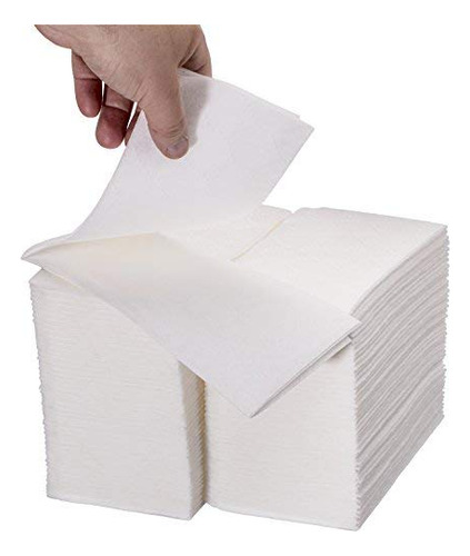 100 Toallas De Mano Desechables De Lujo Con Tacto De Lino A