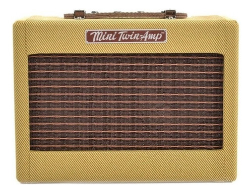 Amplificador de tweed Fender 0234811000 Mini 57 Twin Amp, cor marrom