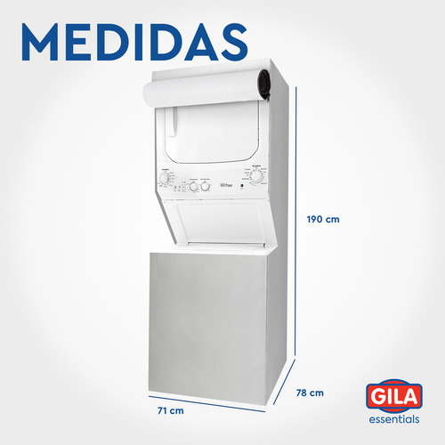 GILA Funda Para Centro De Lavado Con Cierre (protector Impermeable Gila Essentials color Gris)