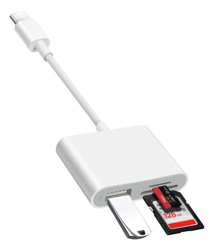 Lector De Tarjetas Usb C A Sd, Adaptador De Tarjeta Sd Con R