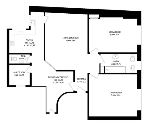 Venta Departamento 3 Ambientes Con Dep. Palermo