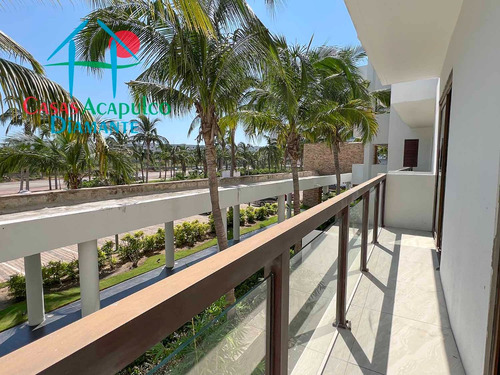 Cad La Isla Emerald J2. Terraza Con Vista A La Alberca Y Áreas Comunes