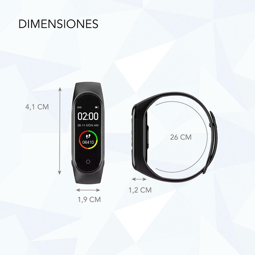 Smartwatch Nictom Sb04 Azul Reloj Inteligente Bluetooth