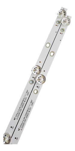 Kit 2 Barras Com 6 Leds Cada P/ Tv Ptv32t10edp C/ Dupla Face