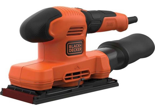 Lijadora Orbital 150w Con Bolsa Black + Decker Bew220 Color Naranja