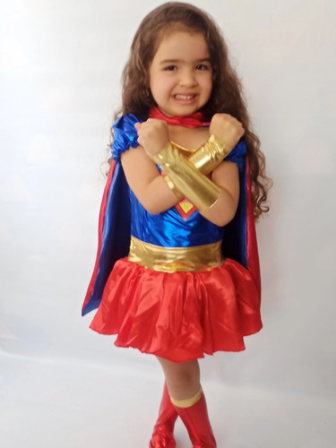 Disfraz Disfraces Niña Supergirl Superchica Superman Tutu