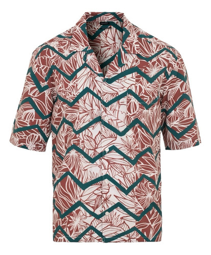 Camisa Tropical Hugo Boss Para Hombre - Nueva Y Original