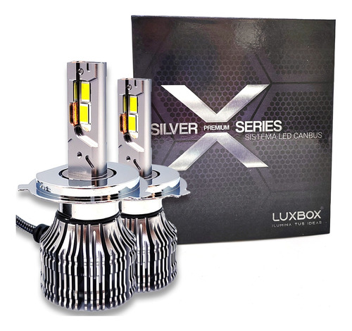 Kit Focos Led Canbus Silver X Series 130w Premium Luxbox