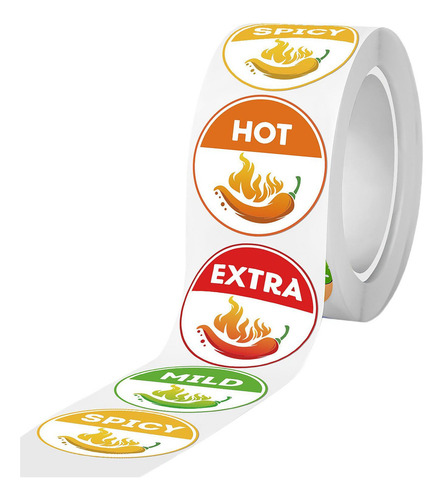 Indicador De Picante Casero De 4 Niveles 500x Para
