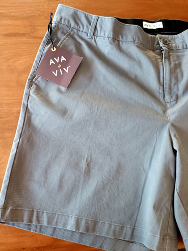 Imagen 3 de 7 de Short Bermuda Hombre Talles Grandes Jean Plus Size Gris