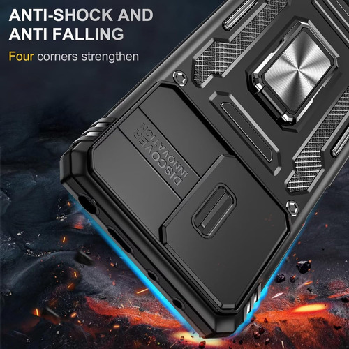 Funda Uso Rudo Cámara Para Poco X5 Pro 5g Carcasa+mica Negro Xiaomi Poco X5 Pro 5g/redmi Note 12 Pro 5g