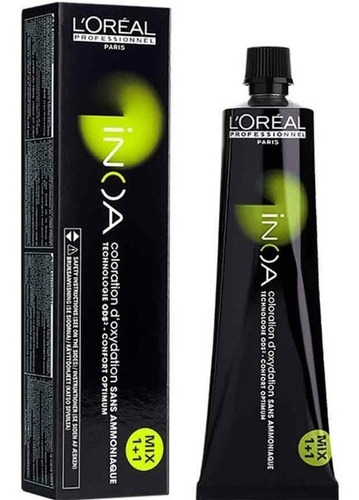 Imagen 2 de 2 de Activador 1l + 2 Tintes Inoa Sin Amoniaco Y Sin Olor Loreal
