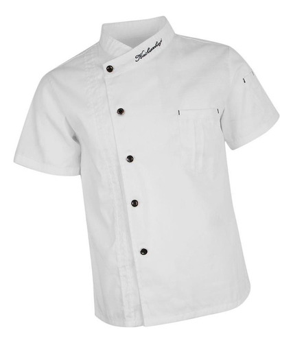 Chamarras De Chef Unisex Capa Camisa Manga Corta Uniformes