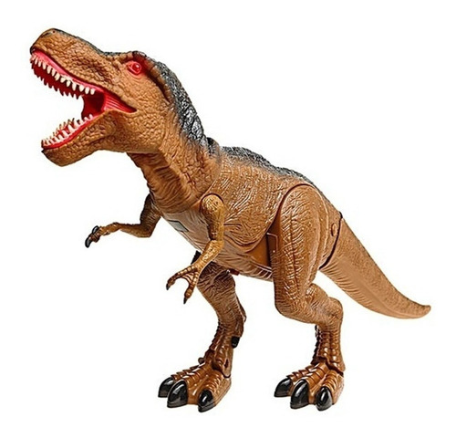 Imagen 1 de 6 de Dinosaurio T Rex Luz Sonido Camina Toy New Cod 80046 Bigshop