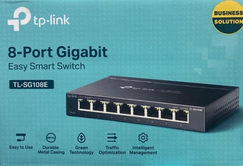 Switch Tp-link Tl-sg108e 10/100/1000 Easy Smart 