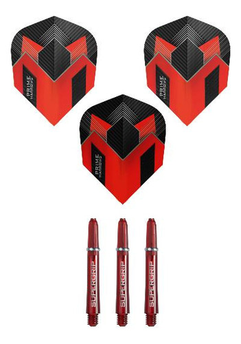 Kit 3x Flights Harrows Prime E 3x Shafts Supergrip Dardo Pro