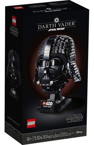 Juego Lego Star Wars Mascara Casco Darth Vader De Colección