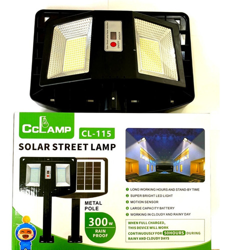 Imagen 2 de 2 de Panel Reflector 300w Control Resistente, Panel Solar Cl-115