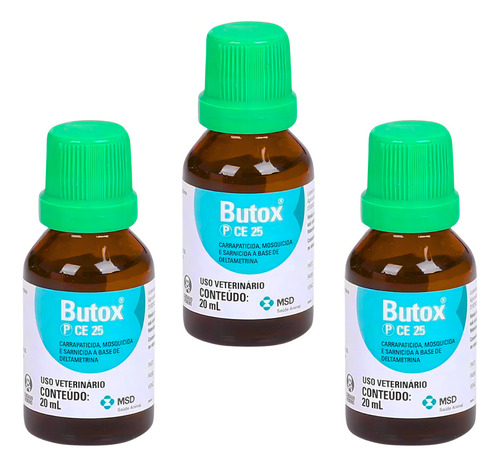 Kit 5 de sarnicida antipulgas y garrapatas Butox Ambient, 20 ml
