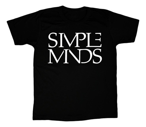 Remeras Estampadas Dtg Full Hd Simple Minds Logo 2
