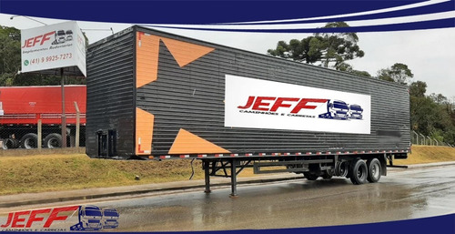 Imagem 1 de 6 de Baú Furgão 15mts 28 Pallets Linshalm 2001 Com Double Deck