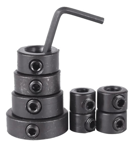 8 Piezas Profundidad De Taladro Collar De Tope Anillo De