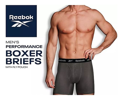 4 Pack Boxer Reebok Brief Talla S Alto Rendimiento