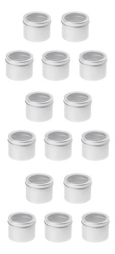 15pcs 60ml Cosméticas Vacías Del Tarro Del Bote Del