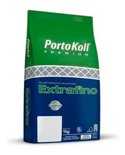 Lechada extrafina Ligafix Portokoll, color blanco brillante, 1 kg