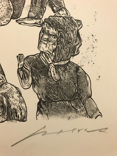 Trepanación, Litografía De José Luis Cuevas Buen Formato (Usado)